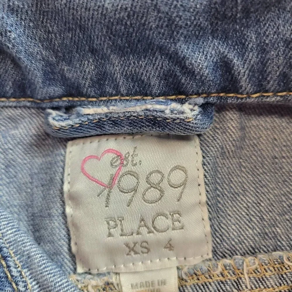 Children's Place denim jacket XS4